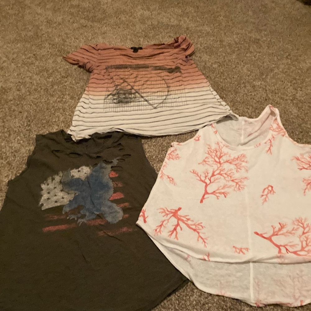 Bundle of three tank tops